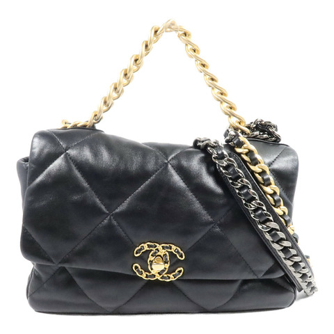 CHANEL 羊皮皮革Chanel 19 Medium手挽肩背兩用袋
