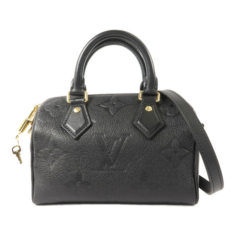 LOUIS VUITTON Monogram Empreinte Speedy Bandouliere 20手挽肩背兩用袋