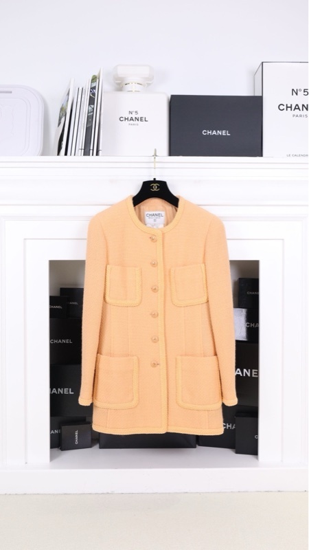 Chanel 93年橘色四口袋外套