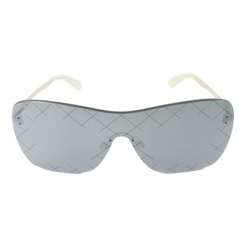 CHANEL PVC/金屬Runway Shield Sunglass太陽眼鏡