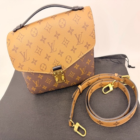 LV 雙色métis 肩背包晶片款
