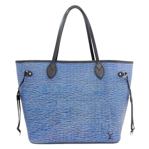 路易威登 M51053 Neverfull MM 手提包，Epi 牛仔布，女士 LOUIS VUITTON