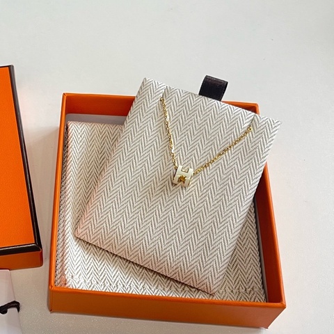 【未使用愛馬仕Hermes poph 白拼黃金 配件：盒子/塵袋