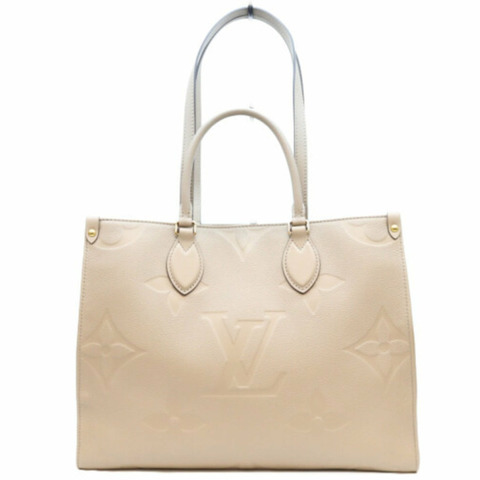 路易威登 M45607 Monogram Empreinte OnTheGo 中型手提包，Tourtrere（灰色），女士手提包