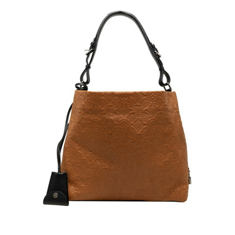 路易威登 Monogram Anthea Hobo PM 單肩包 M93154 棕色皮革 女士 LOUIS VUITTON