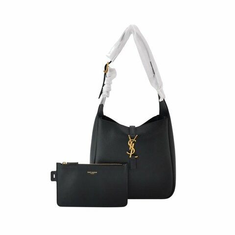 Saint Laurent LE 5 À 7小號牛皮純色YSL標誌子母包單肩包