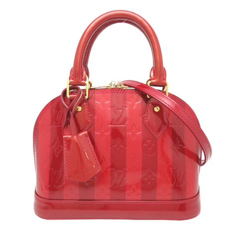 Louis Vuitton Alma BB 女士手袋 M91953 （已停產） Vernis Pomme d'Amour Ryures