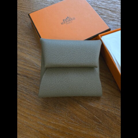 (全新閒置)Hermès Bastia 零錢包