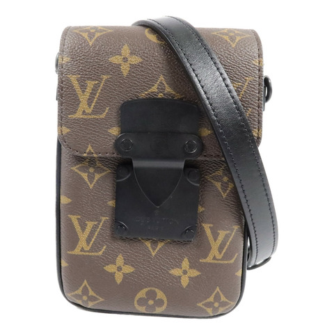 LOUIS VUITTON Monogram Macassar  S-Lock肩背袋