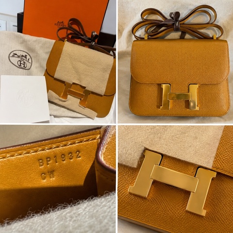 Hermès 愛馬仕 Constance 19 太妃金 Toffee Epsom 金釦（B刻）全新