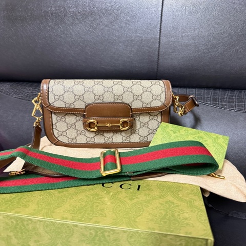 Gucci 1955兩用包 超美的啦 兩用包 全配
