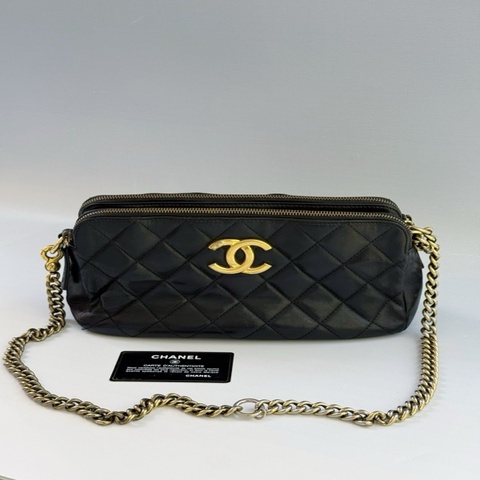 Chanel/香奈兒 金幣相機包單肩腋下包 17開 尺寸：24.5*14.5