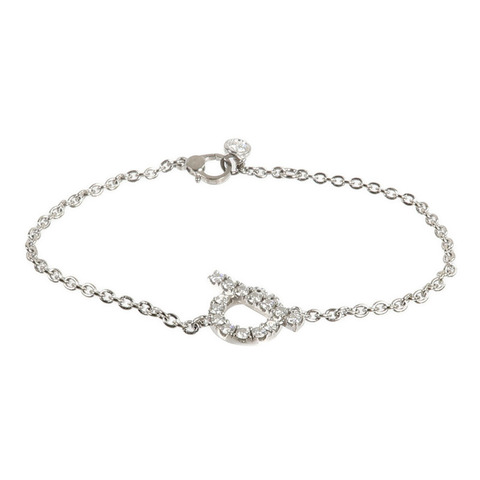 HERMES 18K白金Finesse Bractlet手鏈