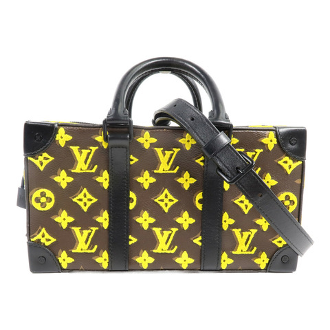 LOUIS VUITTON Monogram Tuffetage Trunk Speedy手挽肩背兩用袋