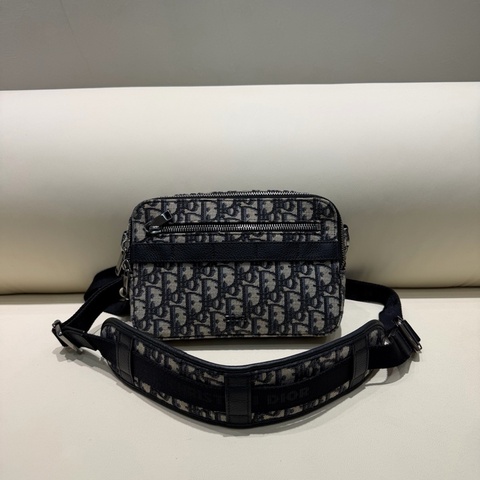 Dior 迪奧safari經典老花刺繡信使包斜挎包