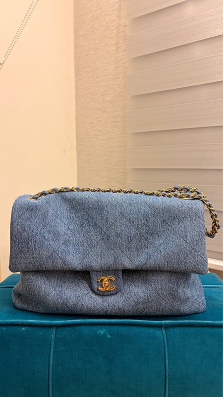 Chanel 26A 牛仔丹寧 大號 全新 剛離櫃位