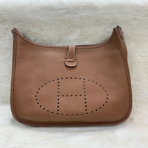 Hermes Evelyne 29 金棕色 U stamp 銀扣