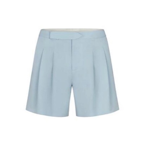 Louis Vuitton pleated wool tailored shorts 42 短褲
