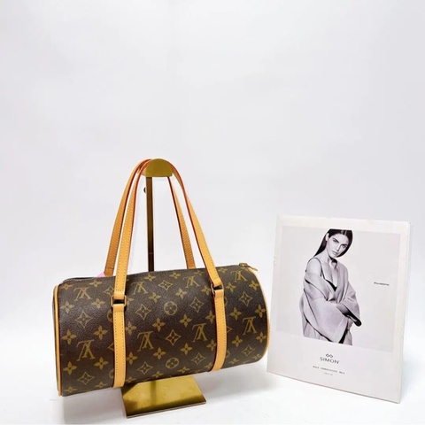 【Vintage 界的常青樹🌲超便宜拿下😍】LV Papillon中古 巴比龍 30 老花 圓筒包