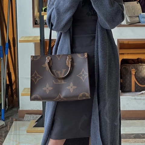 👜LV路易威登｜老花onthego｜中號｜98新芯片款