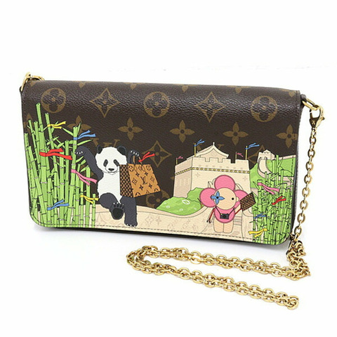 Louis Vuitton Pochette Felicie Vivienne Monogram 長城熊貓手提包