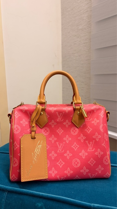LV Speedy 25 粉色 130年紀念限量款 很新