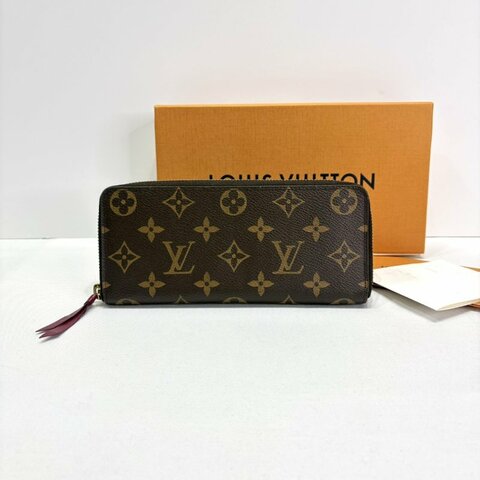 LV Clemence老花拉鍊長夾