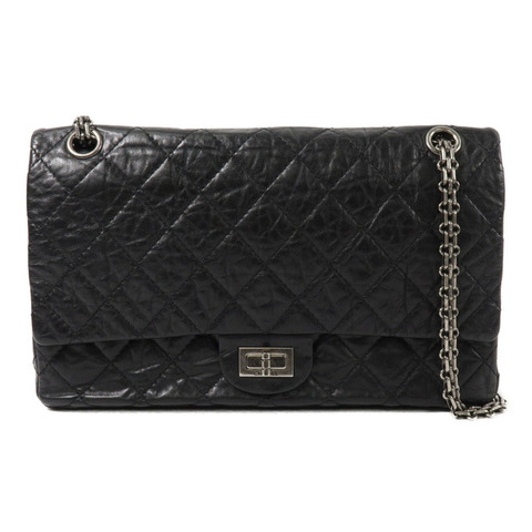 CHANEL 牛皮皮革2.55 Large鏈帶肩背袋
