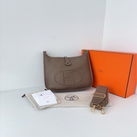 Hermes Evelyne 29 大象灰金扣