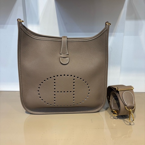 Hermes 18大象灰T/C皮Evelyne 29