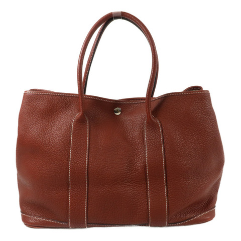HERMES Negonda皮革Garden Party PM手挽袋Rouge H