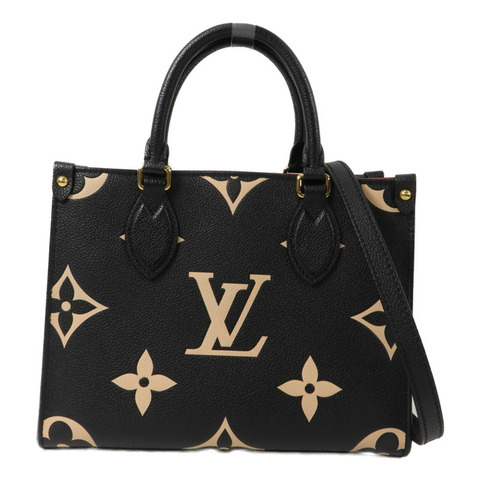 LOUIS VUITTON Monogram Empreinte On The Go PM手挽肩背兩用袋