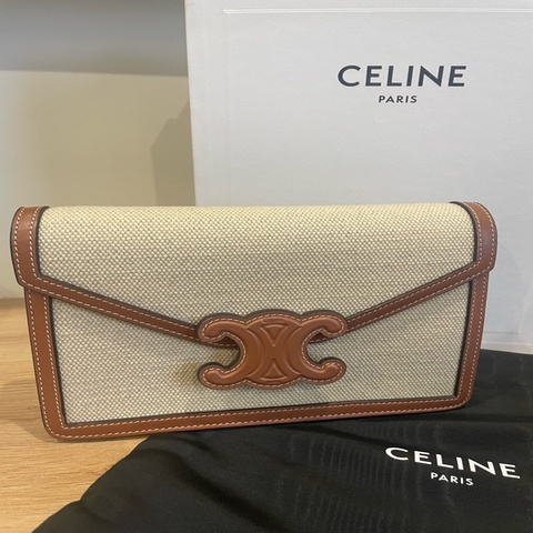 二手 Celine Wallet on chain cuir 絕版品