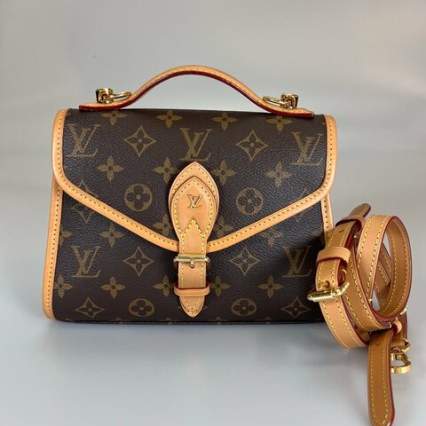 LV M44919/晶片款 老花IVY小號郵差包