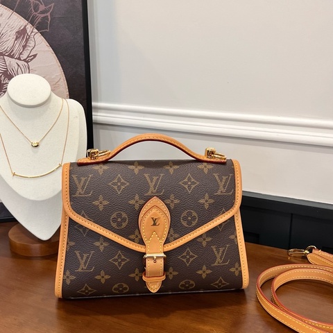 LV M44919/晶片款 老花IVY小號郵差包