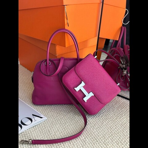 Hermes Bolide 27 玫瑰紫