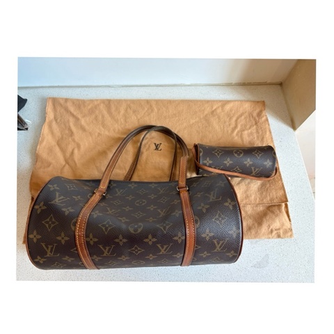 Louis Vuitton（LV）Papillon 子母圓筒包