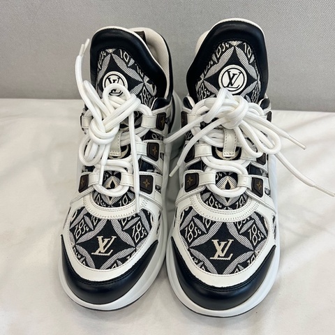 Louis Vuitton 路易威登 LV Archlight  老花滿印拱橋鞋 36.5碼