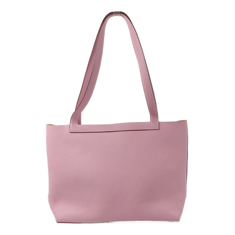 HERMES Clemence皮革Cabasellier 31肩背袋Mauve Sylvestre