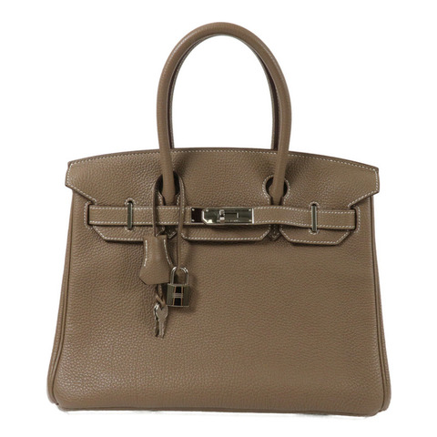 HERMES Togo皮革Birkin 30手挽袋Etoupe