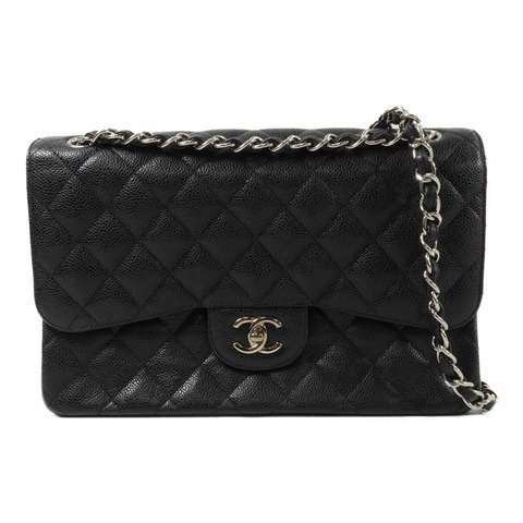CHANEL 牛皮皮革Large Classic鏈帶肩背袋