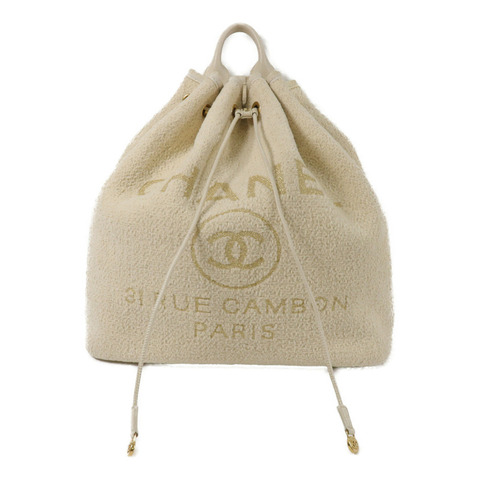 CHANEL 帆布Deauville Backpack背包