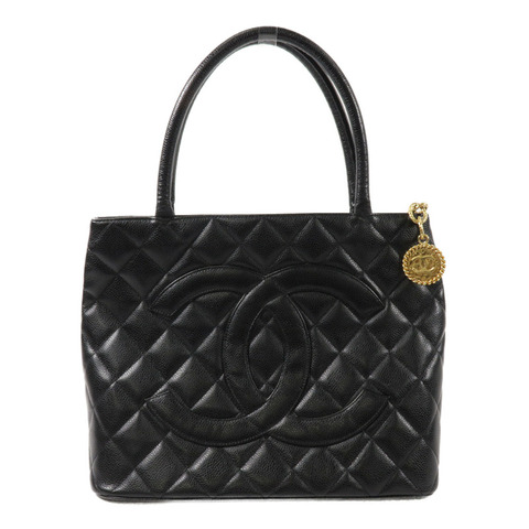 CHANEL 牛皮皮革Medallion Tote手挽袋