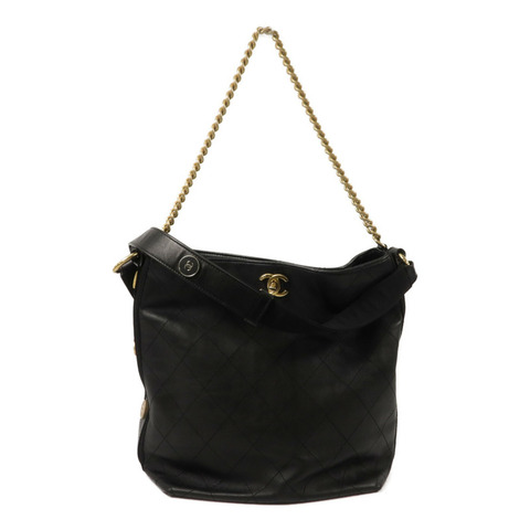 CHANEL 牛皮皮革Hobo Bag手挽肩背兩用袋