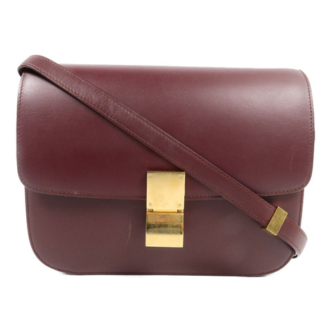 CELINE 牛皮皮革Classic Box Medium肩背袋