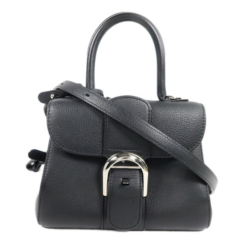 Delvaux 牛皮皮革Brillant Mini手挽肩背兩用袋