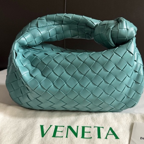 Bottega Veneta葆蝶家 BV編織小羊皮餃子包手提包 有塵袋