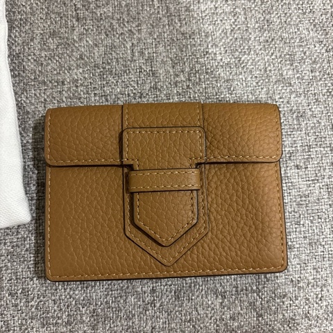 Delvaux Presse Card Holder卡片夾 金棕色
