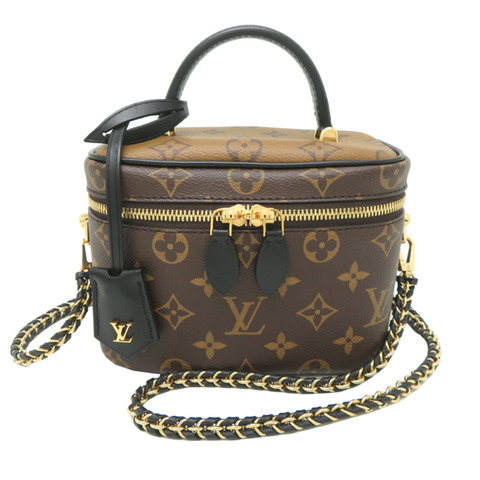 路易威登 Vanity NV PM 女士手提包 M45165（已停產）Monogram Reverse 棕色