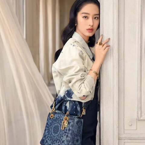 DIOR 新款印花黛妃 手提肩背斜背包 24*20*12 99新配件塵袋購證保卡